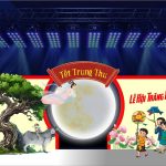 Mẫu corel tiểu cảnh trang trí lễ hội Tết Trung Thu