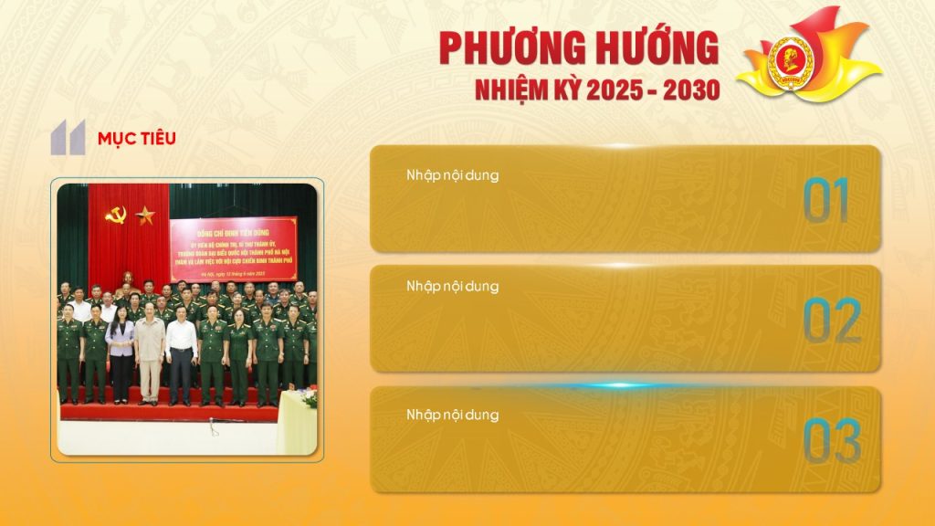 Mẫu điền nội dung phương hướng trong nhiệm ký mới
