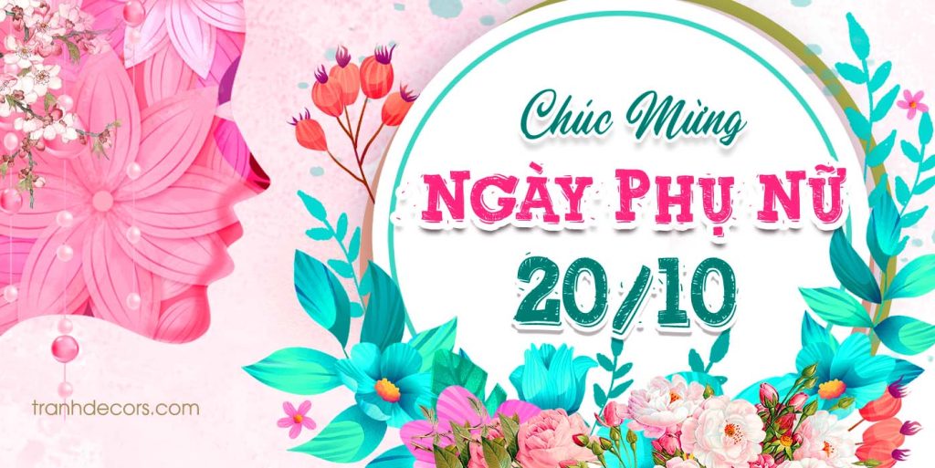 Mẫu phông nền Ngày phụ nữ Việt Nam 20-10