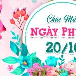 Mẫu phông nền Ngày phụ nữ Việt Nam 20-10