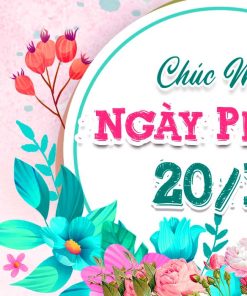 Mẫu phông nền Ngày phụ nữ Việt Nam 20-10