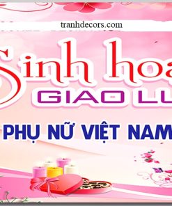 Mẫu phông nền giao lưu mừng ngày Phụ nữ Việt Nam 20-10