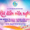 Mẫu phông nền văn nghệ chào mừng thành lập hội Liên Hiệp Phụ Nữ