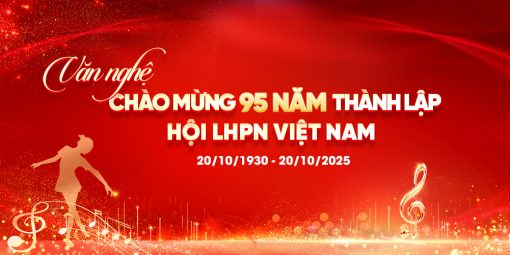 Phông nền Văn nghệ chào mừng thành lập hội Liên Hiệp Phụ Nữ Việt Nam