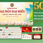 Slide Đại hội Nông dân 50 trang, tặng phông chữ