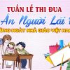 Mẫu backdrop thi đua chào mừng ngày Nhà giáo Việt Nam 20-11