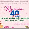 Mẫu phông nền Ngày Nhà Giáo Việt Nam 20-11