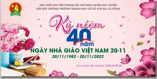 Mẫu phông nền Ngày Nhà Giáo Việt Nam 20-11
