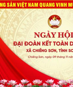 Combo 2 mẫu phông nền Ngày Hội Đại Đoàn Kết Toàn Dân Tộc, bản PowerPoint
