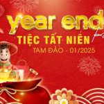 Mẫu banner Tiệc Tất Niên 2026 sang trọng