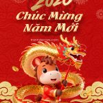 Mẫu hình nền Chúc Tết Bính Ngọ 2026