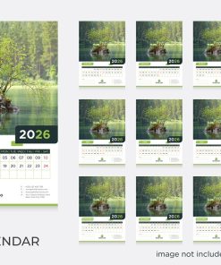 Mẫu lịch treo tường năm 2026 in ấn bản đẹp