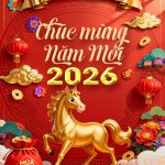 Poster Chúc mừng năm mới 2026