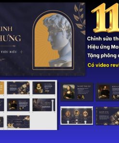 Slide Văn minh Phục Hưng 11 trang, tặng phông chữ đẹp