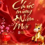 Mẫu hình nền chúc Tết 2026