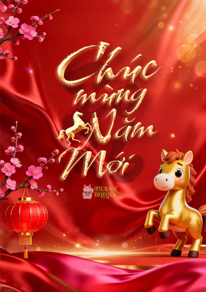 Mẫu hình nền chúc Tết 2026