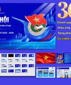 Slide Đại Hội Đoàn Thanh Niên Cộng Sản HCM 36 Trang, Tặng Phông Chữ