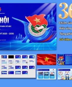 Slide PowerPoint đại hội Đoàn thanh niên gồm 36 trang