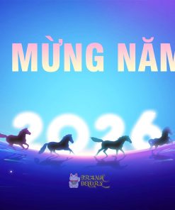 Backdrop chúc mừng năm mới 2026 hiện đại