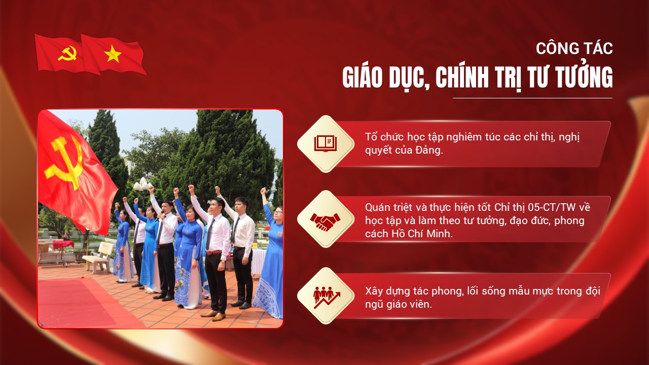 Công tác giáo dục, chính trị tư tưởng