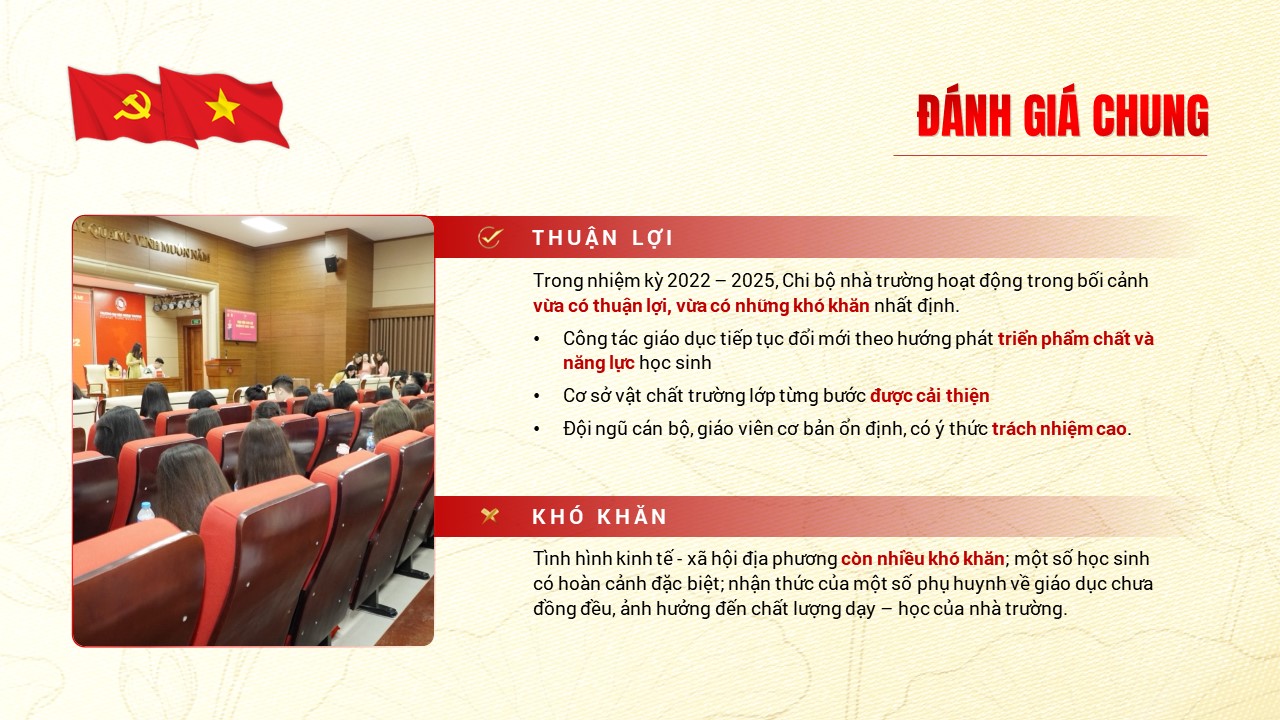 Đánh giá chung nhiệm kỳ 2022 - 2025