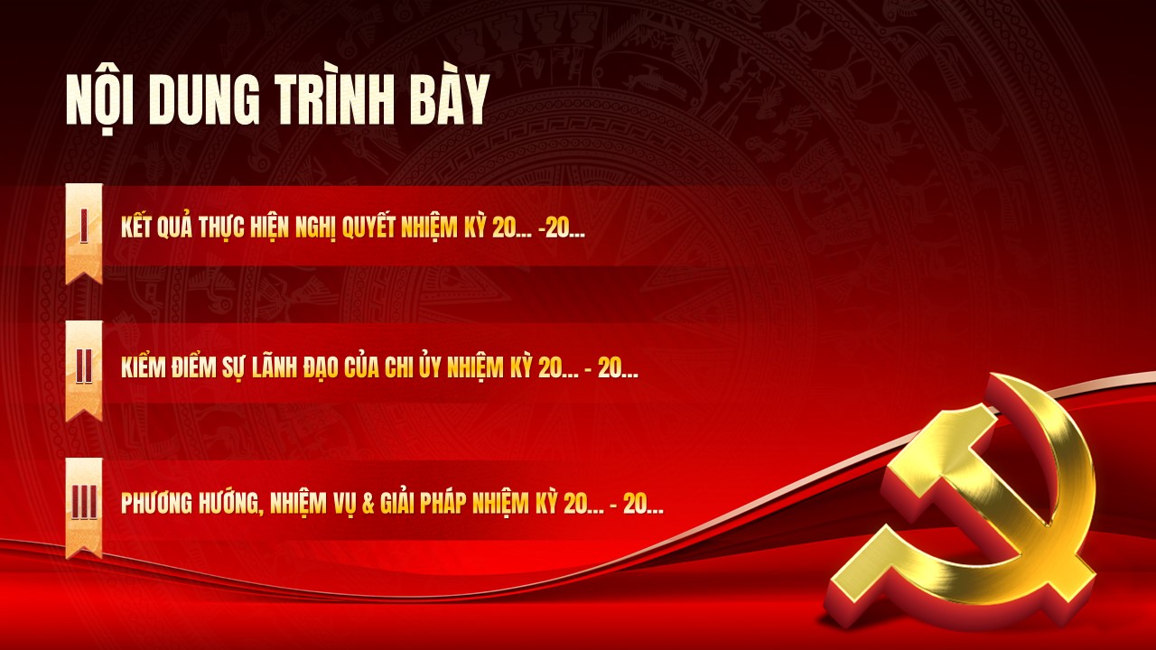 Nội dung trình bày chính