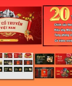 Slide PowerPoint Tết Cổ Truyền Việt Nam 20 Trang, tặng phông chữ
