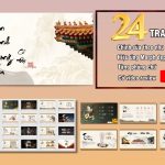 Slide Văn minh Trung Hoa cổ đại 24 trang, tặng phông chữ