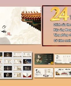 Slide Văn minh Trung Hoa cổ đại 24 trang, tặng phông chữ