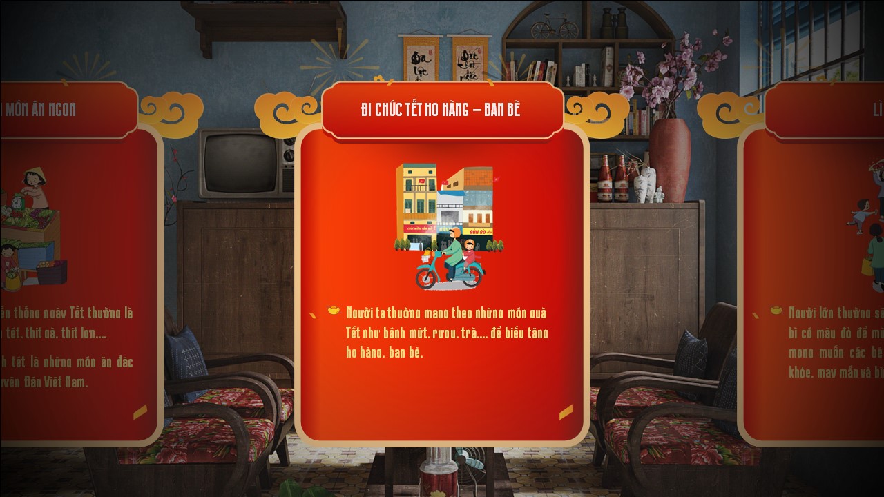 Tục lệ đi chúc Tết người thân, bạn bè