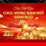 Mẫu market tiệc Tất Niên mừng Xuân Bính Ngọ