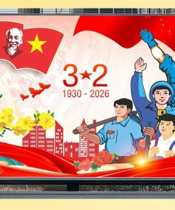 Mẫu tranh cổ động mừng Đảng mừng Xuân 2026