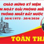 Background kỷ niệm ngày giải phòng miền Nam toàn thắng