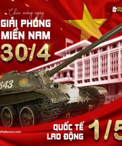 Banner chào mừng ngày 30 tháng 4 và mùng 1 tháng 5 đẹp