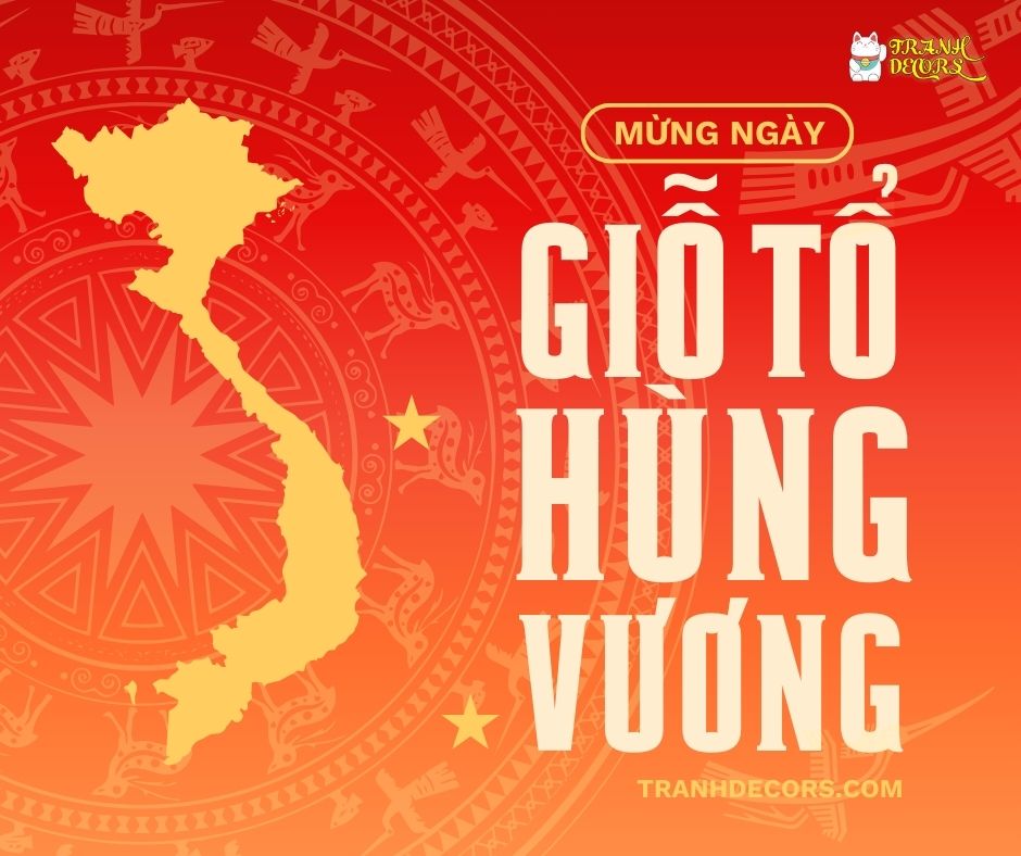 Banner mừng ngày giỗ tổ Hùng Vương, tặng phông chữ