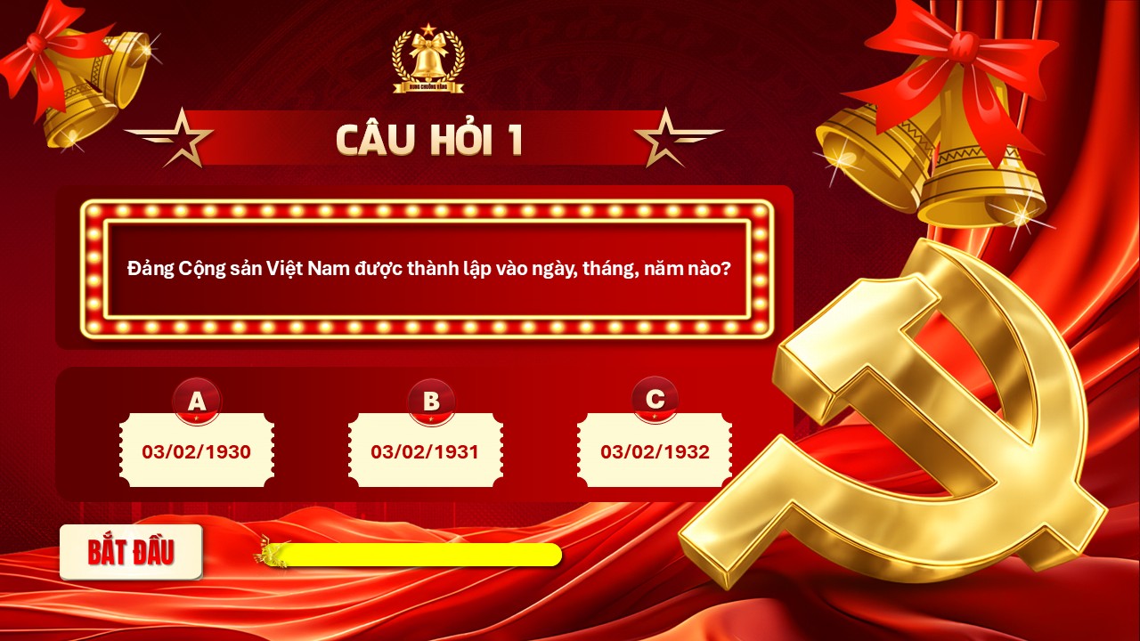 Câu hỏi đầu tiên