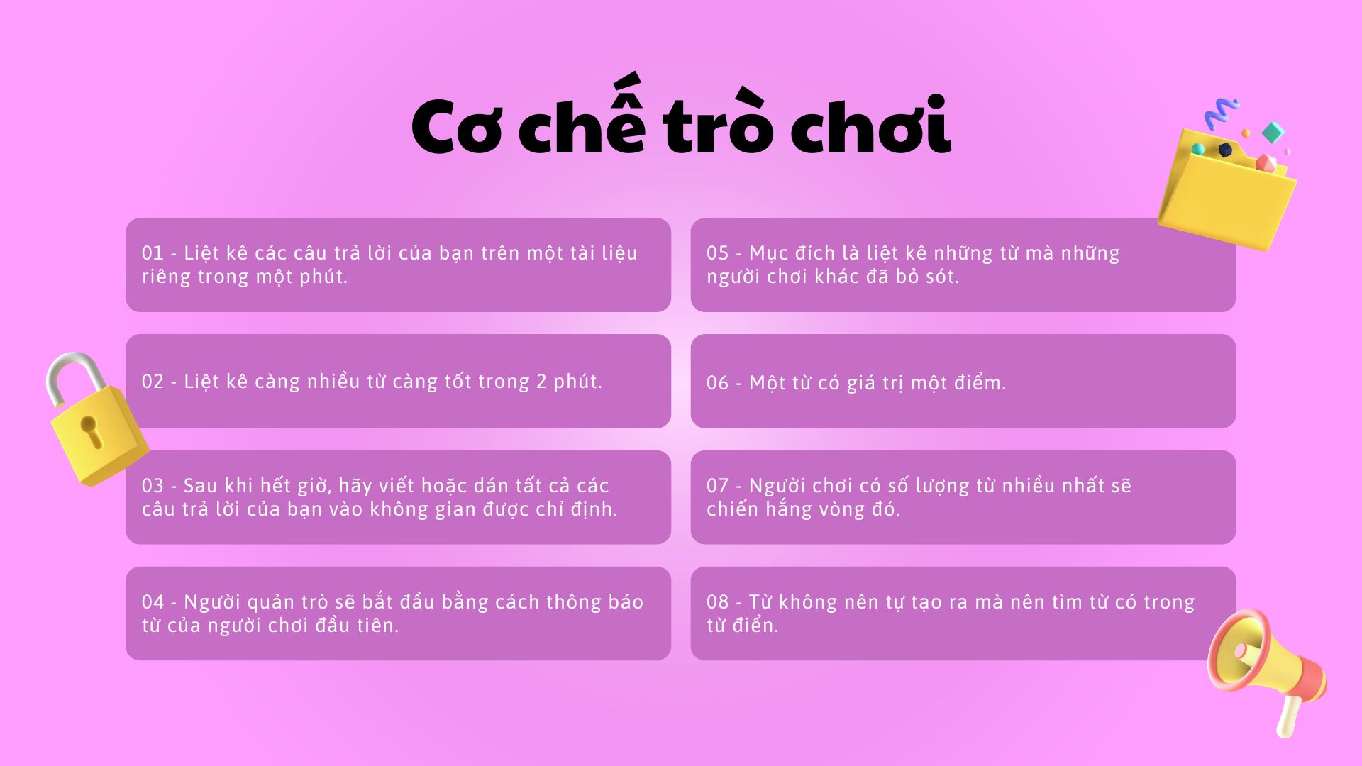 Cơ chế trò chơi xếp chữ
