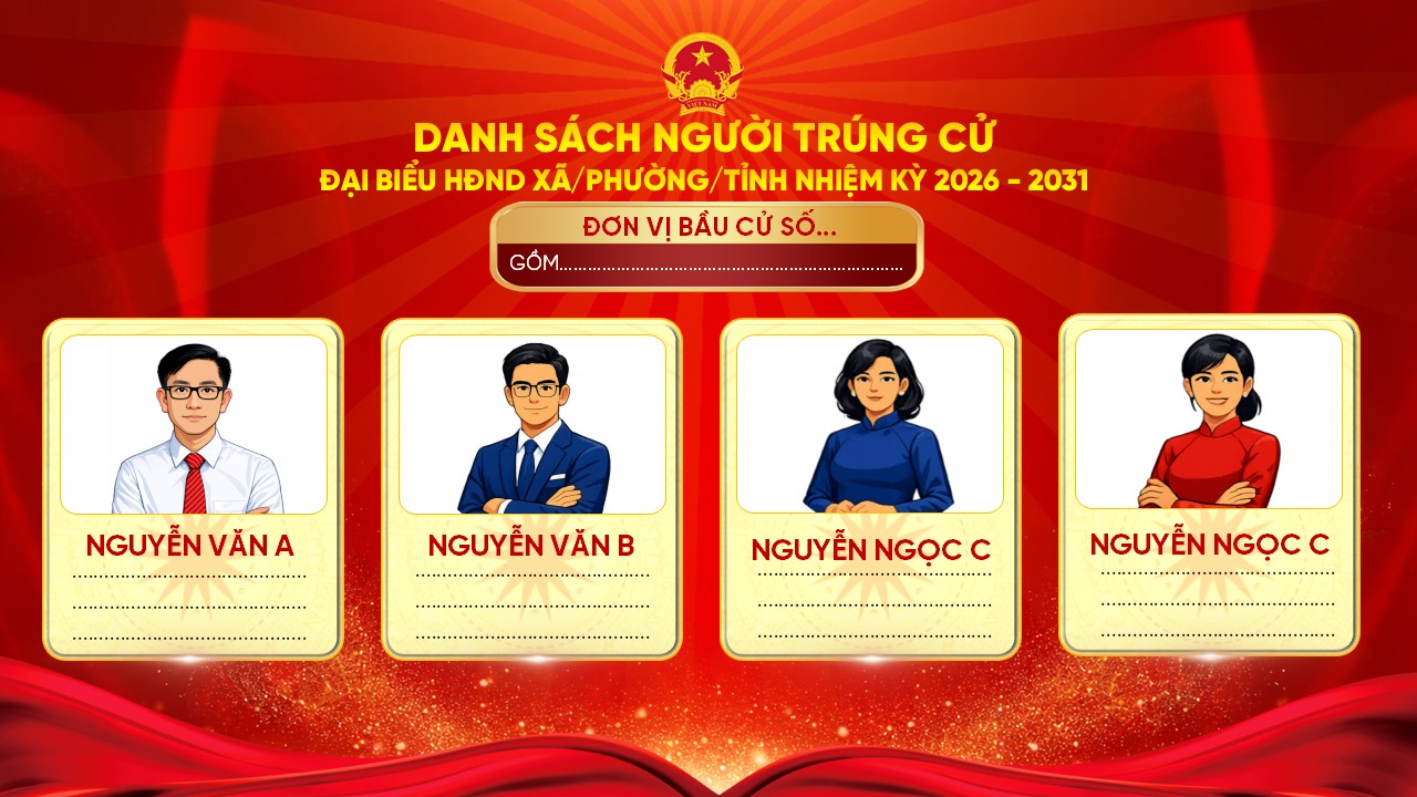 Danh sách người trúng cử 1