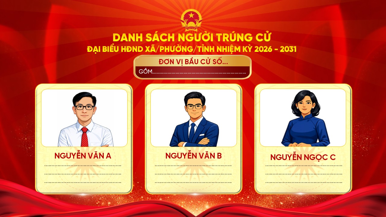 Danh sách người trúng cử 2