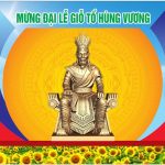 Mẫu backdrop Đại lễ Giỗ Tổ Hùng Vương