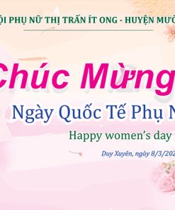 Mẫu backdrop chào mừng ngày Quốc tế phụ nữ 8-3