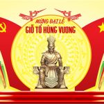 Mẫu backdrop ngày lễ Giỗ Tổ Hùng Vương 10-3