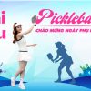 Mẫu background giải đấu Pickleball