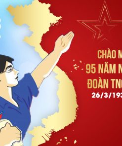 Mẫu banner chào mừng ngày thành lập Đoàn thanh niên đẹp