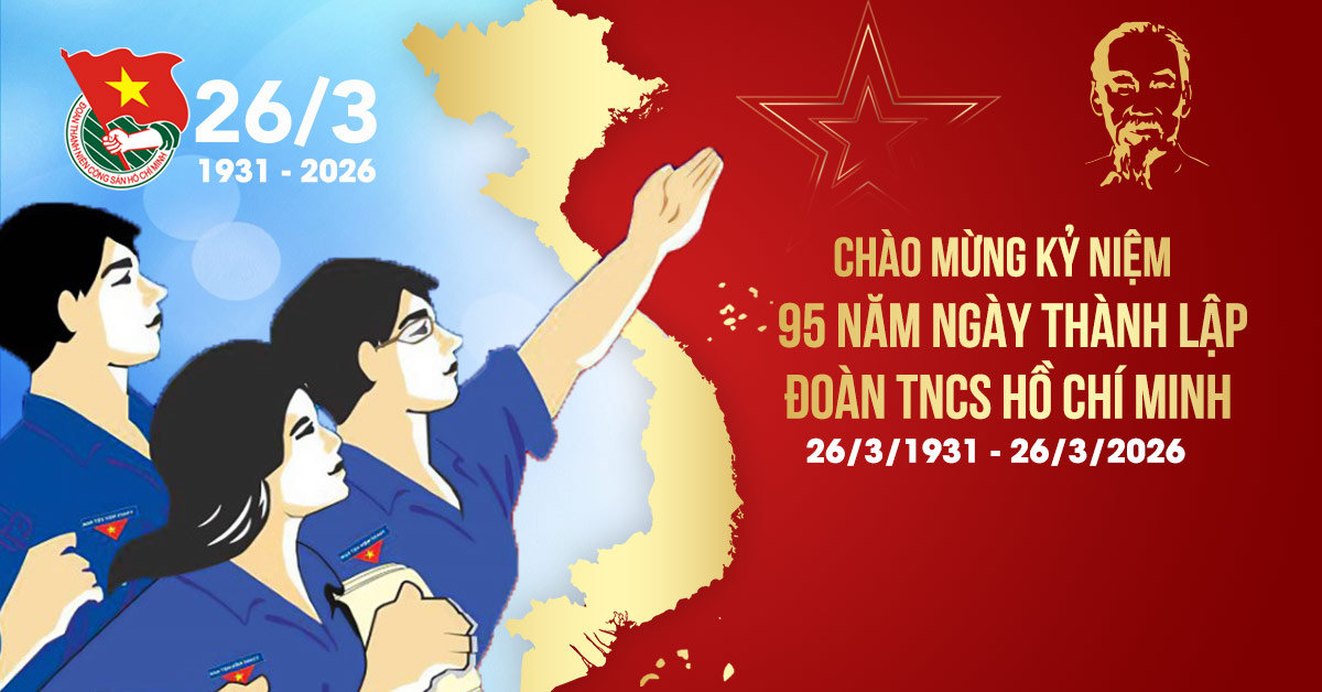 Mẫu banner chào mừng ngày thành lập Đoàn thanh niên đẹp