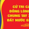 Mẫu pano chào mừng ngày bầu cử Đại biểu khoá XVI