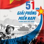 Mẫu pano dọc kỷ niệm ngày giải phóng miền Nam 30-4