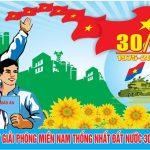 Mẫu pano mừng ngày giải phòng miền Nam 30-4