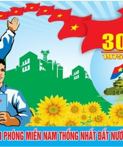 Mẫu pano mừng ngày giải phòng miền Nam 30-4