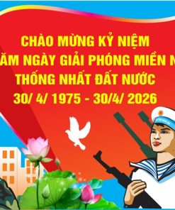 Mẫu pano tranh cổ động chào mừng ngày giải phóng miền Nam 30-4